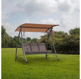 Balansoar grădină Lograse (maro + gri închis) . 1116379