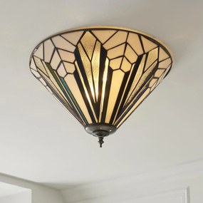 Endon 112191 - Plafonieră Tiffany ASTORIA 2xE27/60W/230V, Ø 40 cm