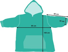 Hanorac din micropluș 4Home  Arctic Snuggles, uni L - pentru bărbați