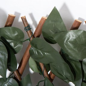 Outsunny Panouri Decorative cu Plante Artificiale, Ecran Expandabil pentru Intimitate, Ideal pentru Balcon/Verandă, 8 Piese, Verde | Aosom Romania
