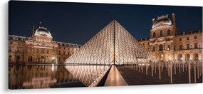 Tablou - Louvre noaptea (120x50 cm)