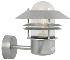 Aplică de exterior cu senzor Nordlux BLOKHUS 1xE27/60W/230V IP54