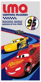 Disney Mașini Full Speed prosop de baie, prosop de plajă 60x120cm
