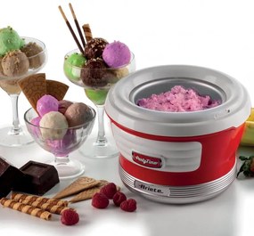 Aparat preparare inghetata Ariete PARTY TIME 0643/00, 12W, 1.5 L, 30 min, Bol mobil, Rosu