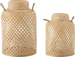 Felinar 2 buc. din bambus 45 cm Madlin – Bloomingville