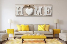Tablou cu inscripție Home în design vintage