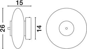 Plafoniera LED design modern BALLET