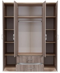 Dulap Miami 160x205 cm stejar York-stejar Sonoma