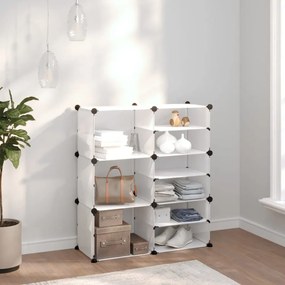 vidaXL Suport de pantofi, transparent, 84x31,5x93 cm, PP