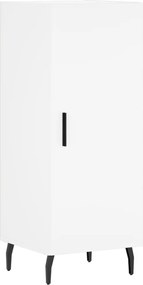 vidaXL Servantă, alb, 34,5x34x90 cm, lemn compozit