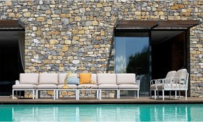 Fotoliu Exterior Nardi - Komodo Poltrona - Bianco adriatic Sunbrella®