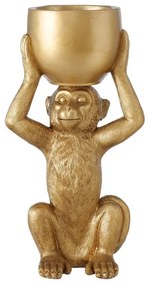 Ghiveci auriu Monkey 30/23/57 cm