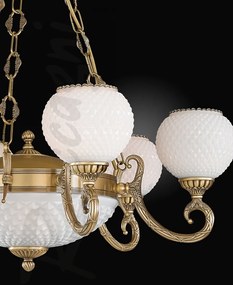 Candelabru din alama 6+2L design italian 8450