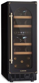 Vinovilla 17 Built-In Duo Vilhelmine Edition, frigider pentru vinuri, 17 sticle, 3 culori, ușă de sticlă