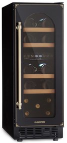 Vinovilla 17 Built-In Duo Vilhelmine Edition, vinotecă, 17 sticle, iluminare LED 3 culori, ușă de sticlă