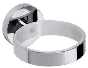 Suport pentru uscător de păr OMEGA 8 x 5,5 cm, argintiu