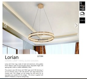 Lustra LED suspendata design modern Lorian I