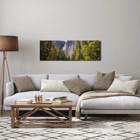 Tablou - Sub Piatra Yosemite (cu ceas) (90x30 cm)