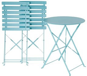 Set mobilier de grădină Bonami Essentials Retro, albastru