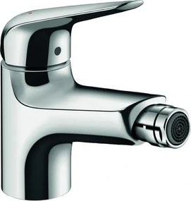 Baterie bideu Hansgrohe Novus 70 cu ventil Pop-Up crom