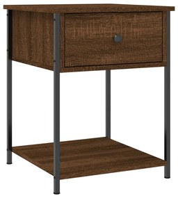 vidaXL Noptieră, stejar maro, 44x45x58 cm, lemn compozit