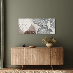 Tablou - Design cu frunze (120x50 cm)