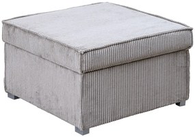 Taburet bej SMART COSARO cu spatiu de depozitare 65x65 cm
