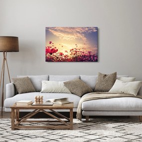 Tablou - Lunca cu flori (90x60 cm)