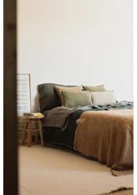 Pătură galben ocru din bumbac 130x180 cm Handloom – Lorena Canals