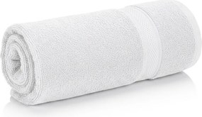 Prosop CLARYSSE ELEGANCE 60x110 cm alb, 100% bumbac