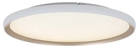 Plafoniera LED CCT, diametru 60cm, Alb-Auriu, ZB-25188