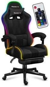 Fotoliu gaming Fusion 4.7 (negru + multicolor) (cu iluminat LED). 1087479