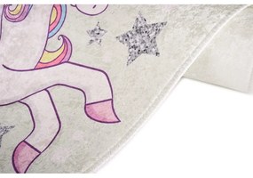 Covor pentru copii 80x150 cm Flying Unicorn – Vitaus