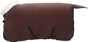 vidaXL Pătură pentru cai Maro Întunecat Complet 95 cm Fleece polar