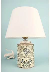 Lampă de masă RAMZES 1xE27/40W/230V albă
