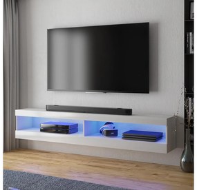 Masă TV Violett 140 (cu iluminat) (alb). 1098641