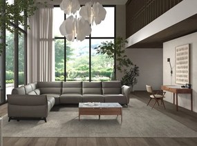 Scaun cu brate din lemn si piele sintetica Mink