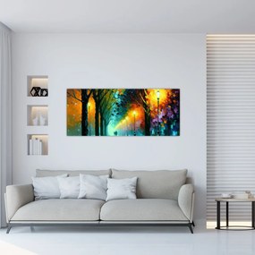 Tablou - Plimbare de noapte (120x50 cm)