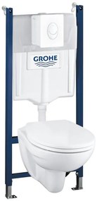 GROHE 39116000 - Set 4 în 1 SOLIDO COMPACT 1,13 m, alb rezistent