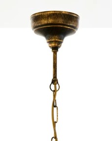Brilagi - Lustră pe lanț MOLLERO 1xE27/15W/230V Ø 24 cm bronz/patină