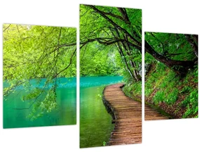 Tablou - Lacurile Plitvice (90x60 cm)