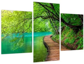 Tablou - Lacurile Plitvice (90x60 cm)