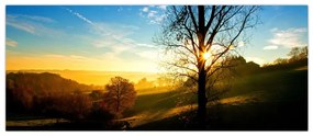 Tablou cu răsăsrit de soare (120x50 cm)