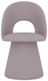 Scaun de sufragerie mov lavandă tapițat Kalo – Makamii