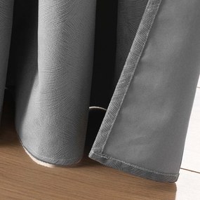 Draperie gri antracit din catifea 140x260 cm Olympe – douceur d'intérieur