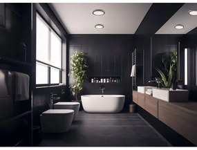 Plafonieră LED Kanlux 38789 BENO LED/12/18W/230V 3000/3500/4000K IP65 antracit