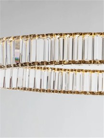 Lustra LED suspendata cristal design elegant AURELIA 47W