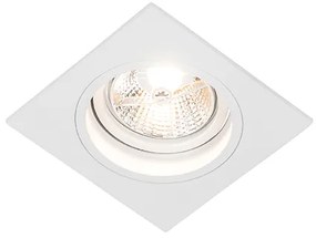 Spot de tavan pătrat alb reglabil - Chuck 70