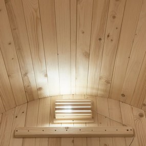 Vonkajšia sudová sauna Spitzbergen M dĺžka 120 cm priemer 190 cm (3,6 kW)