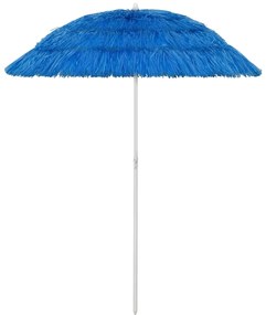 314694 vidaXL Umbrelă de plajă Hawaii, albastru, 180 cm